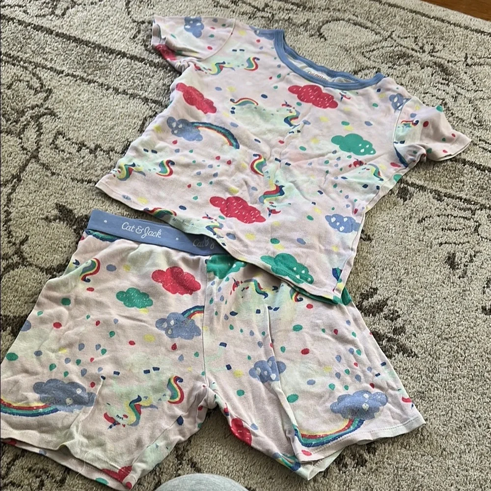 Cat & Jack Pink and Blue Pajama Sets for Cozy Nights